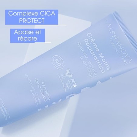 Alphanova Sante Repairing Hand Cream with Hyaluronic Acid - Natural Organic
