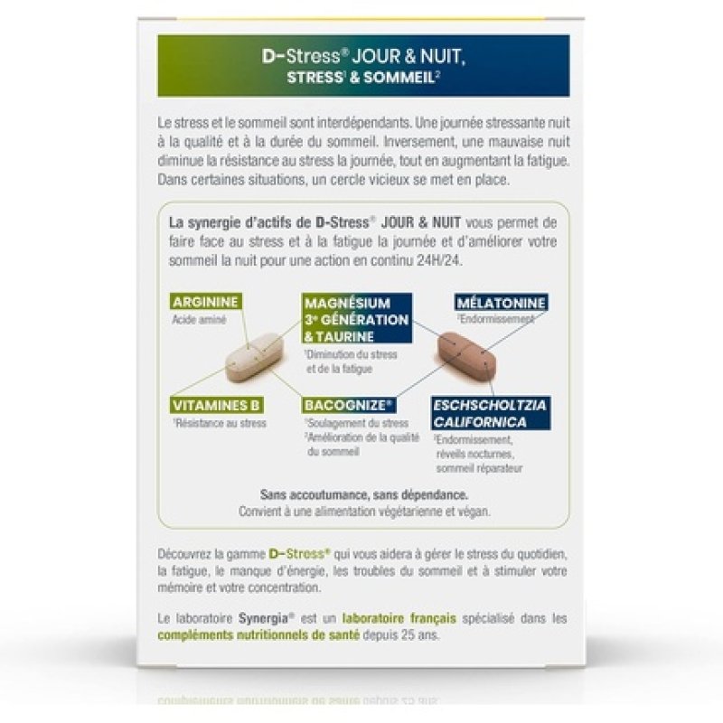 D-Stress Day & Night Tablets 40 Day 20 Night