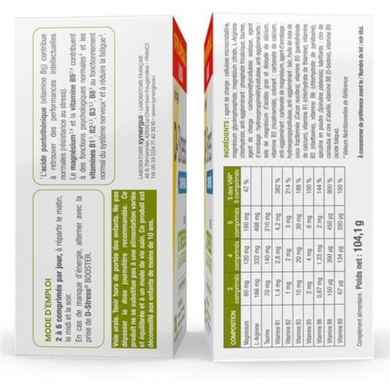 D-Stress 120 Tablets - 3rd Generation Magnesium