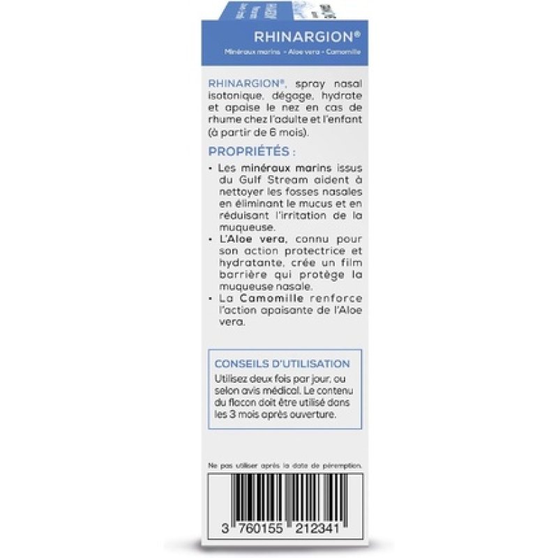 Rhinargion Nasal Spray Decongestant and Soothing Granions 20ml