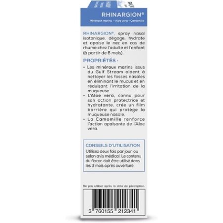 Rhinargion Nasal Spray Decongestant and Soothing Granions 20ml