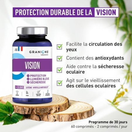 Vision Granions Eye Food Supplement with Mirtoselect and Lutein