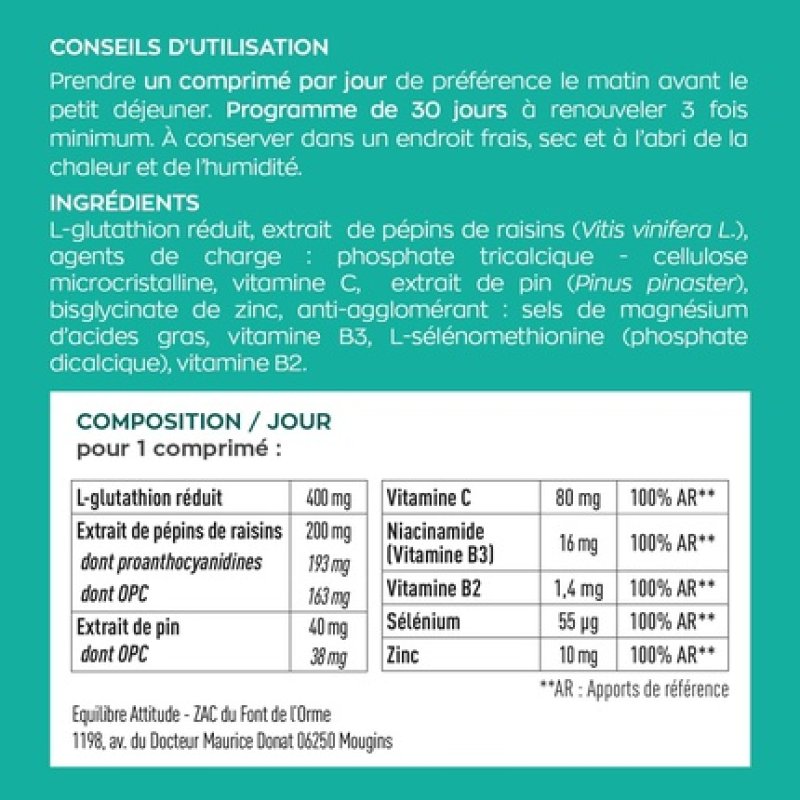 Granions Anti-Dark Spot Facial Complex with Glutathione, Vitamin C, and Zinc