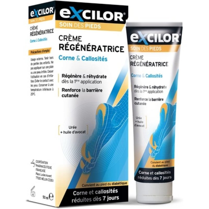 Excilor Anti-Collisites Regenerating Cream Foot Care 50ml