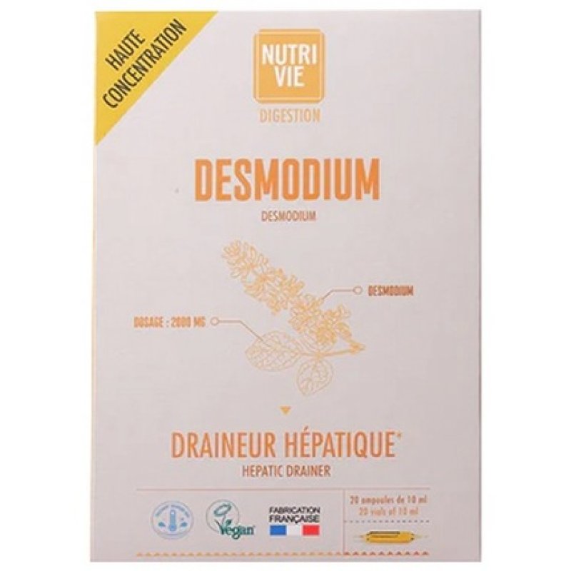 Nutrivie Desmodium Food Supplement 20 Ampoules