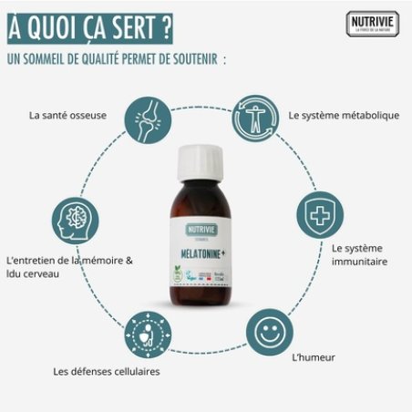 Nutrivie Melatonin 1.9mg with Lemon Balm and Vitamins B1 & B6 Sleep Aid