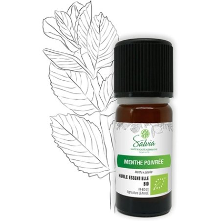 Salvia Organic Peppermint Essential Oil 100% Pure Natural