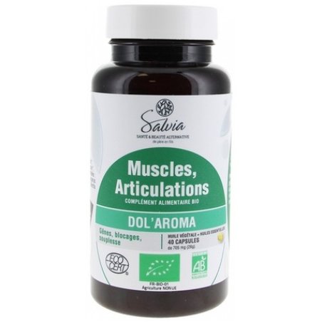 Salvia Nutrition Dol'aroma Muscles Joints Organic 40 Capsules