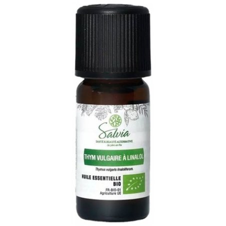 Salvia Nutrition Essential Oil Thyme Vulgare with Linalool Organic 10ml