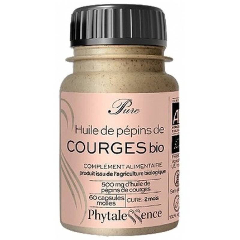 Phytalessence Pure Pumpkin Seeds Organic Food Supplement 60 Capsules