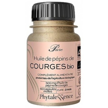 Phytalessence Pure Pumpkin Seeds Organic Food Supplement 60 Capsules