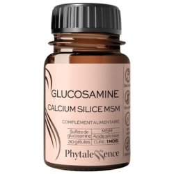 Phytalessence Glucosamine Calcium Silica MSM Dietary Supplement 30 Capsules