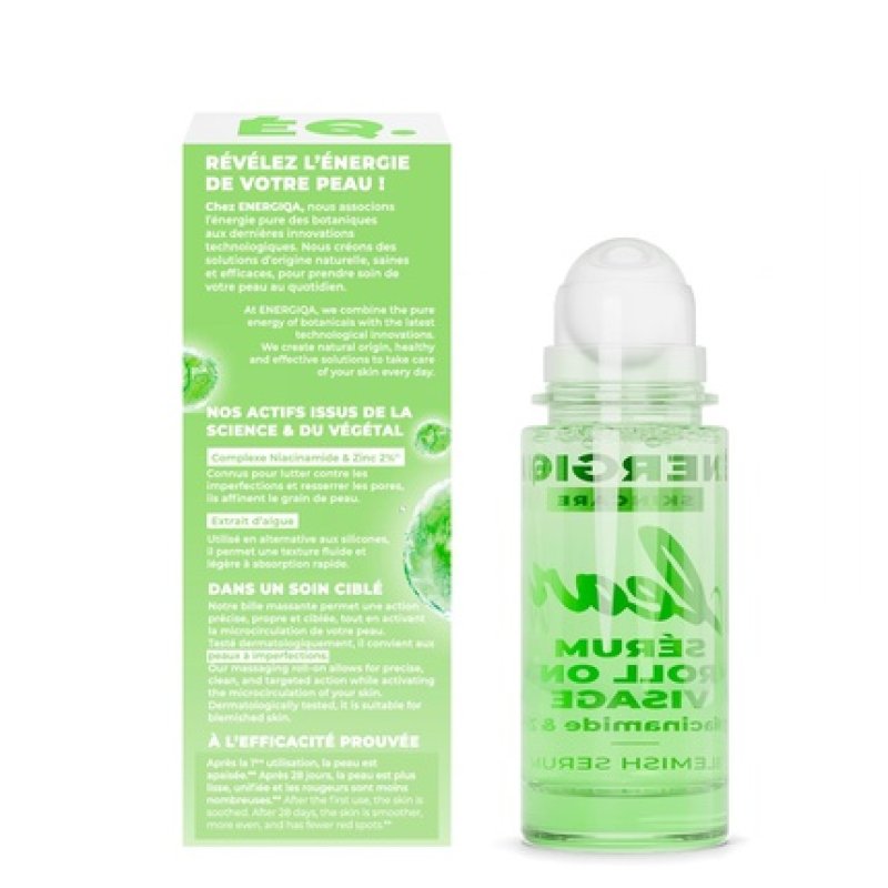 Energiqa Anti-Blemish Serum with Niacinamide and Zinc Roll-On