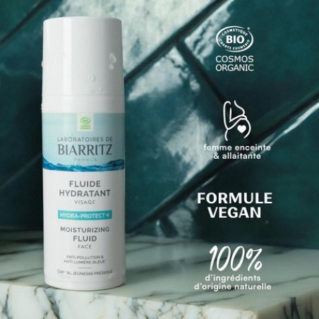Laboratoires De Biarritz Hydra-Protect Moisturising Fluid Face Organic 50ml