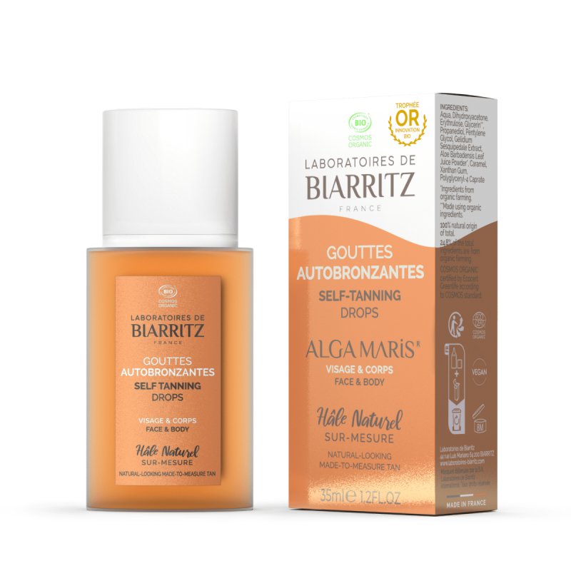 Laboratoires de Biarritz Self-Tanning Drops Sérum 35 ml Or Visage et corps