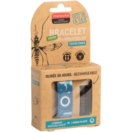 Manouka Junior Mosquito and Fly Repellent Bracelet for 30 Days - Princess Design