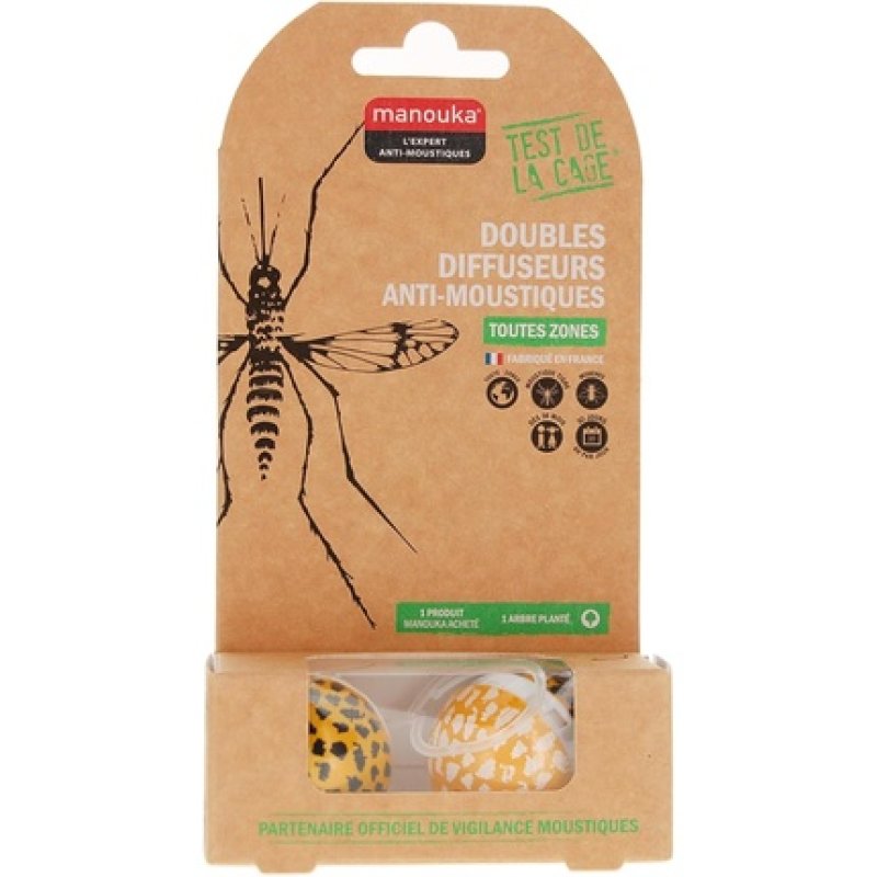 Manouka Double Mosquito Repellent Diffusers - Panther