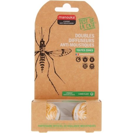 Manouka Double Mosquito Repellent Diffusers - Tiger