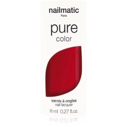 Nailmatic Pure Color Nail Polish - Rouge Profond / Deep Red, 8 ml