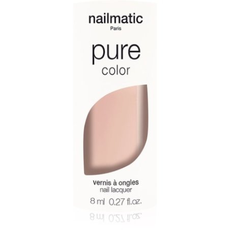 Nailmatic Pure Color Nail Polish - ELSA-Beige Transparent / Sheer Beige, 8 ml