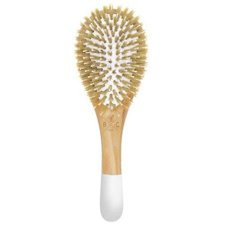BACHCA Wooden Hair Brush with Boar and Nylon Bristles