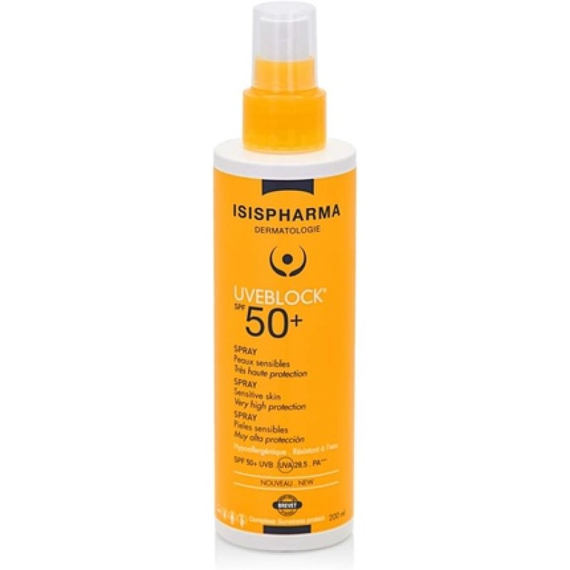 Isispharma Uveblock SPF 50 Very High Protection Spray 200ml