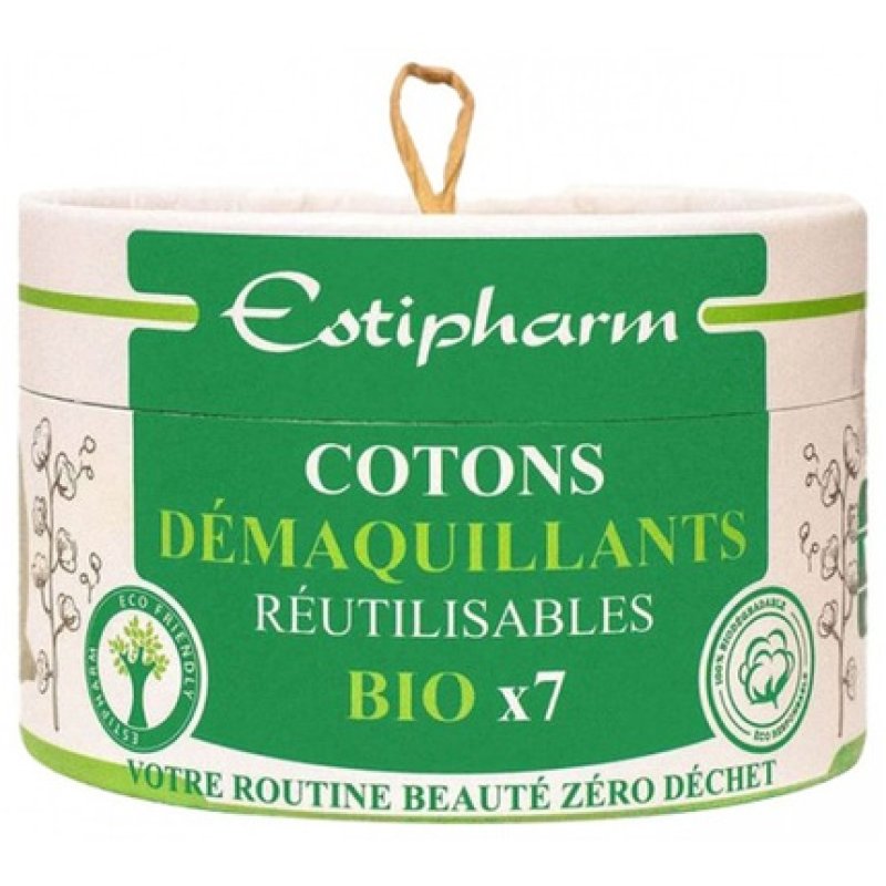 Estigreen Reusable Makeup Remover Cotton Pads - Set of 7