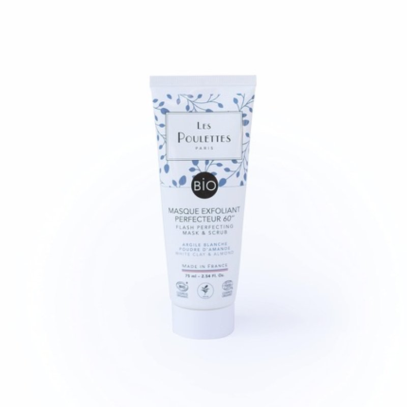 Les Poulettes Perfecting Peeling Mask 60 Organic White Clay