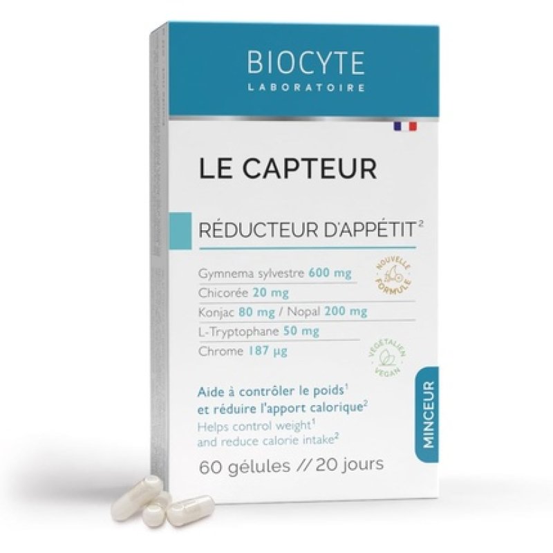 Biocyte Le Capteur Appetite Suppressant Food Supplement with Konjac and Gymnema