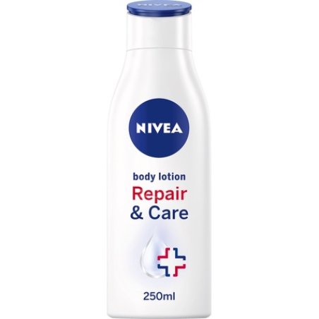 Nivea Repair Care Body Lotion - 250 Ml - 72 Hours Moisturizing Serum For Very Dry Skin
