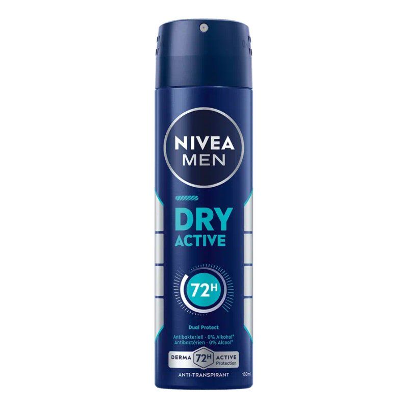 Nivea Men Deo Spray Dry Active Anti-Transpirant Deodorant 150ml