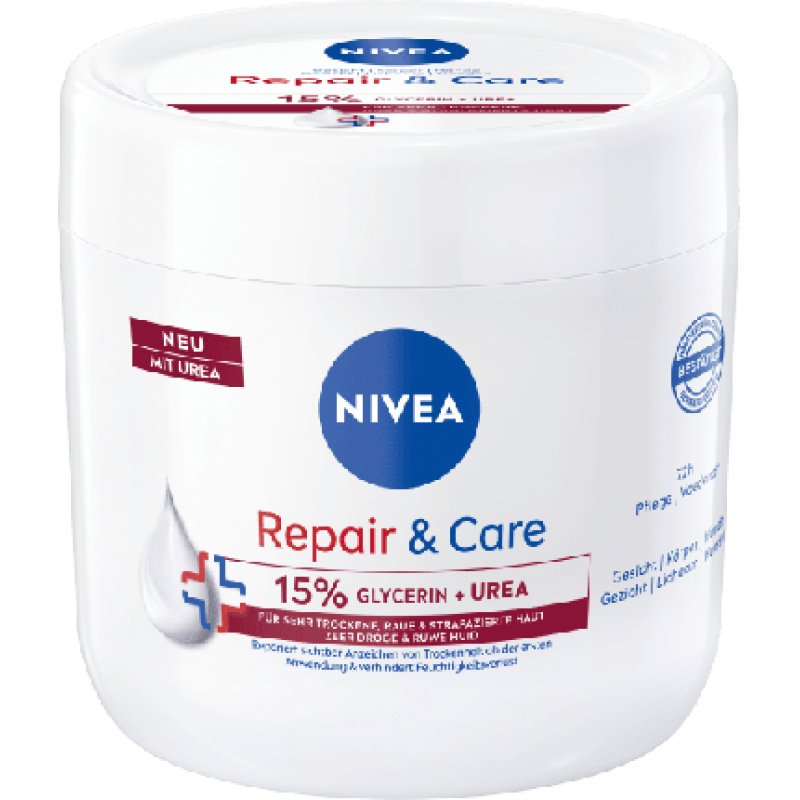 Nivea Care Cream Repair Care Urea 400 Ml - Moisturizing Skin Care