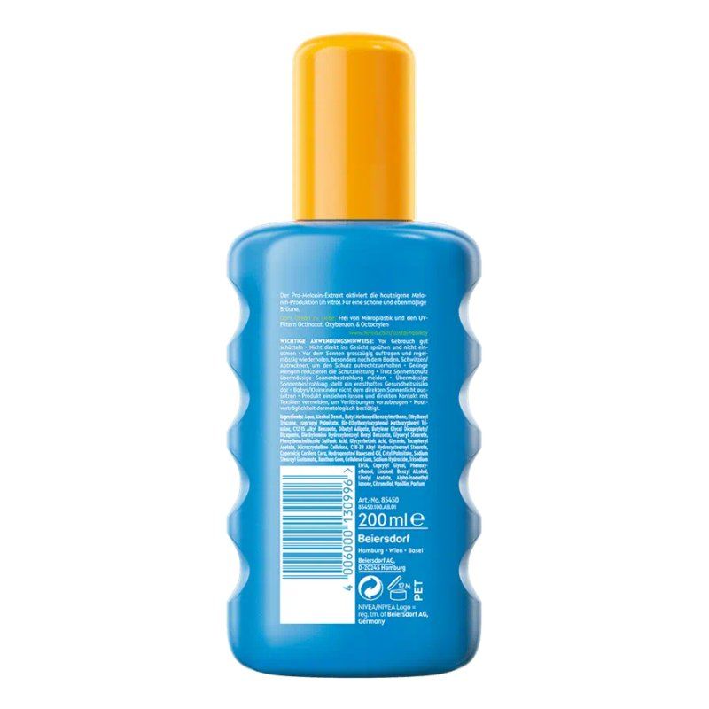 Nivea Sun Protection & Tan Spray SPF 50 200ml