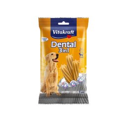 Vitakraft Dog Dental Care Snack Dental 3in1, M, From 10 Kg, 1x 7 Pc Medium-Sized And