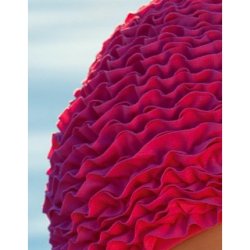Fashy Women's Frill Swim Cap One Size Pink
