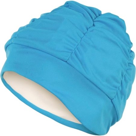 Fashy Women's Fabric Bathing Swim Cap One Size Turquoise