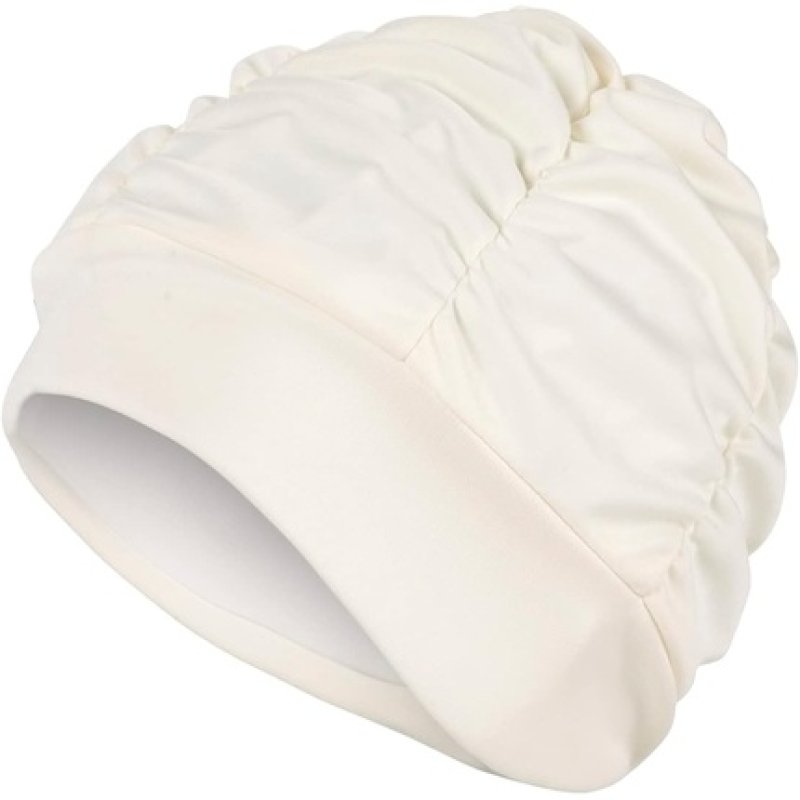 Fashy Women's Fabric Bathing Swim Cap One Size Champagne