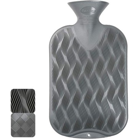 Hot Water Bottle Check Half-Lamella in Anthracite
