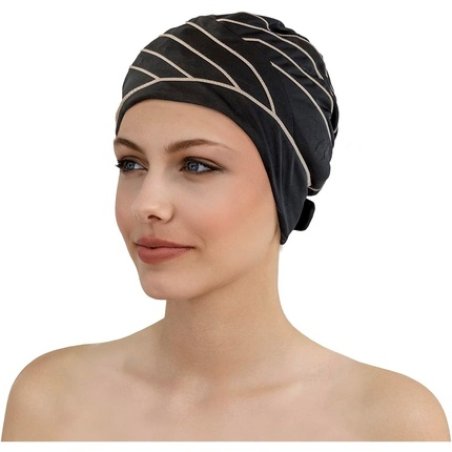 Fashy Women's Exclusive Bathing Cap One Size Black/Brown