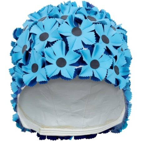 Fashy Women's Rubber Petal Swim Cap Blue