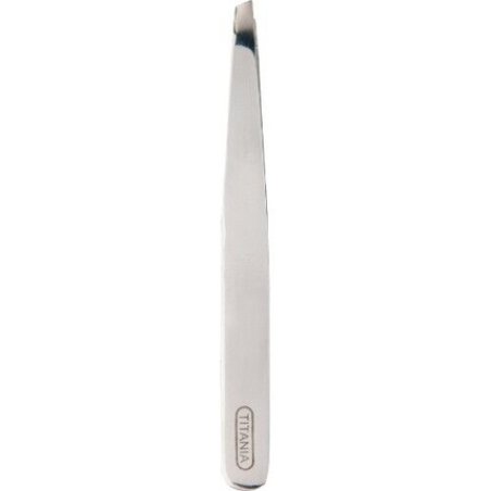 Titania Stainless Steel Silver Tweezers 9.5cm