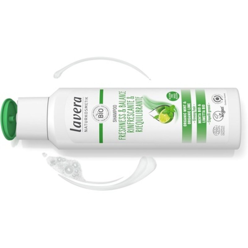 Lavera Freshness & Balance Shampoo 250ml - Vegan Natural Cosmetics