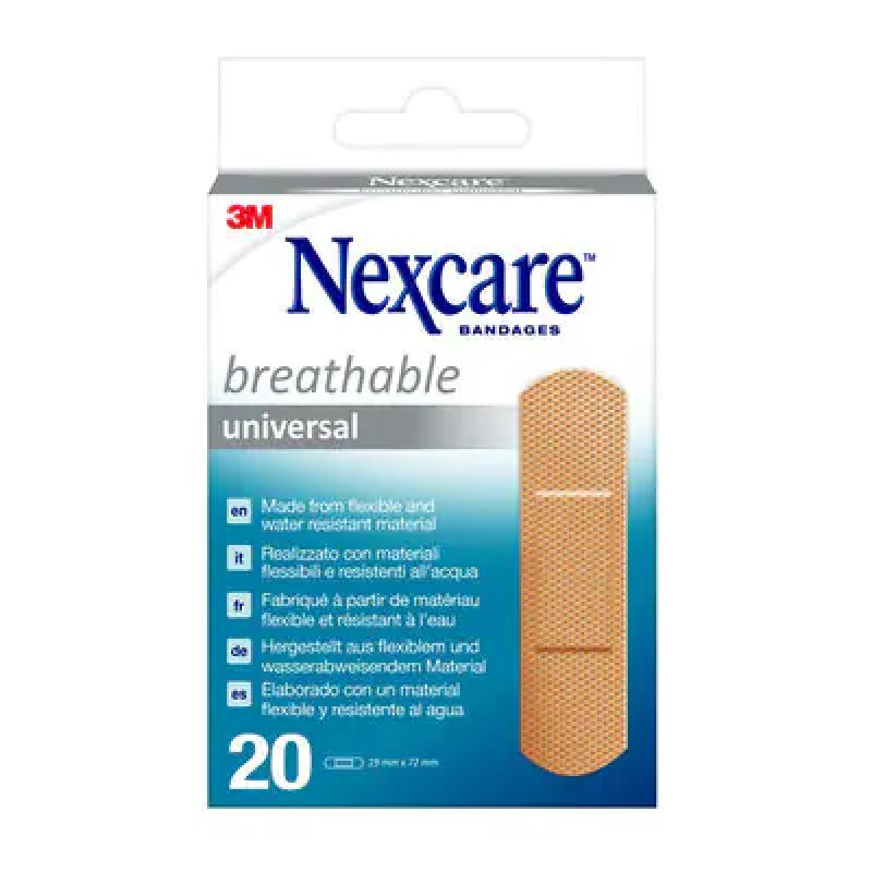 3M Nexcare Waterproof Protective Strips 20 Strips