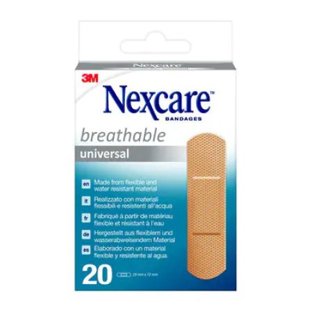 Nexcare 7100226543 adhesive bandage 1.9 x 7.2 cm 20 pc(s)