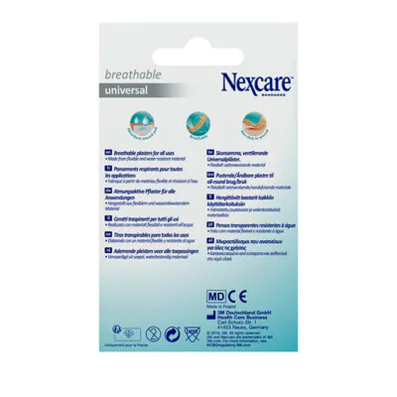 Nexcare 7100226543 pansement adhésif 1,9 x 7,2 cm 20 pièce(s)