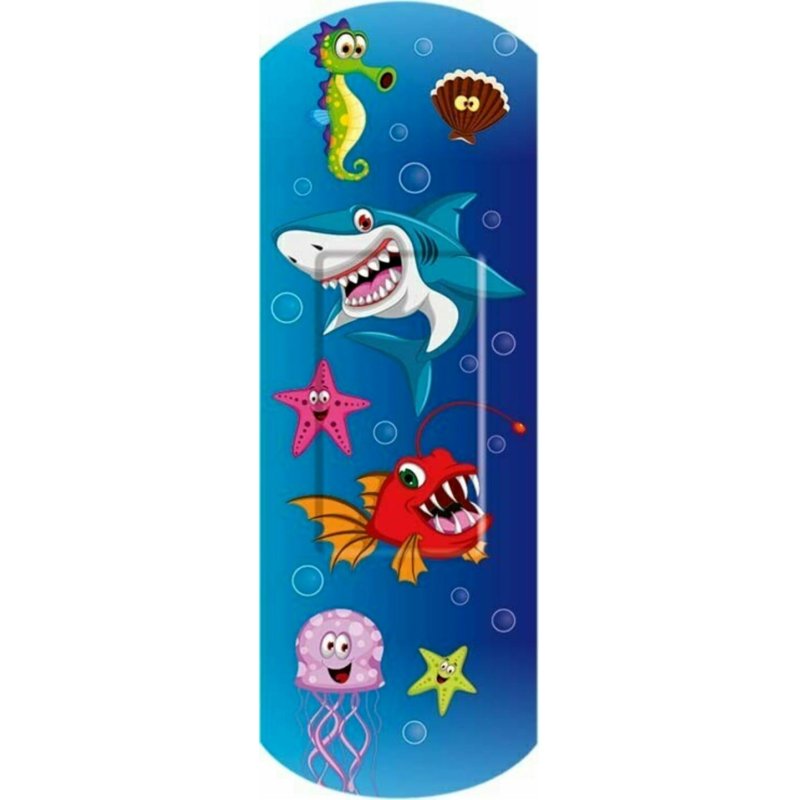 Nexcare Happy Kids Cool Bandages Plasters Breathable Flexible Water-Resistant Assorted Pack