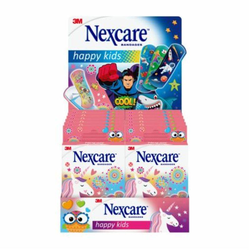 Nexcare Happy Kids Plasters Magic Assorted 20 Plasters