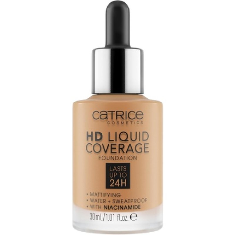 Catrice HD Liquid Coverage Foundation No. 048 Nude Long-Lasting Matte