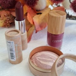 Catrice Blush Lipstick and Nail Polish Set C04 Moody Plum