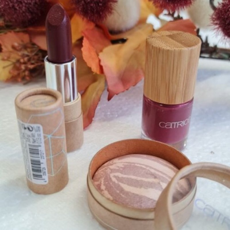 Catrice Blush Lipstick and Nail Polish Set C04 Moody Plum